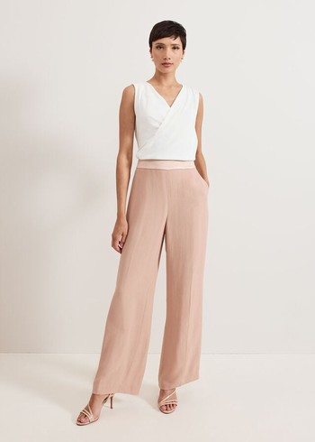 Phase Eight Jorja Trousers Pink USA | 3502861-HY